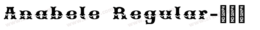 Anabele Regular字体转换